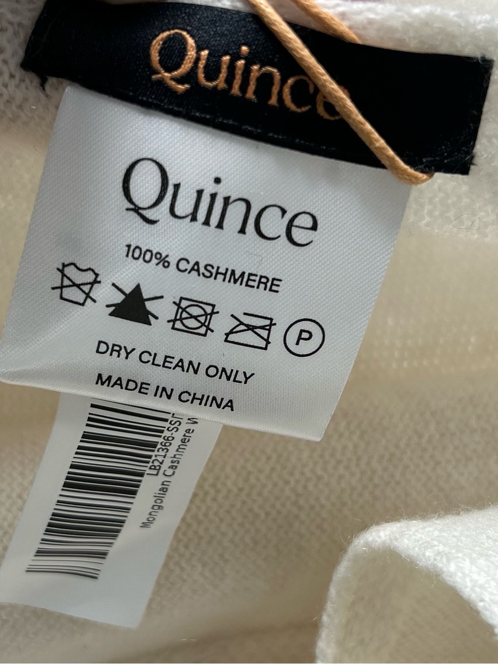 Quince Cashmere Wrap Ivory NWT quite luxury - Picture 4 of 5